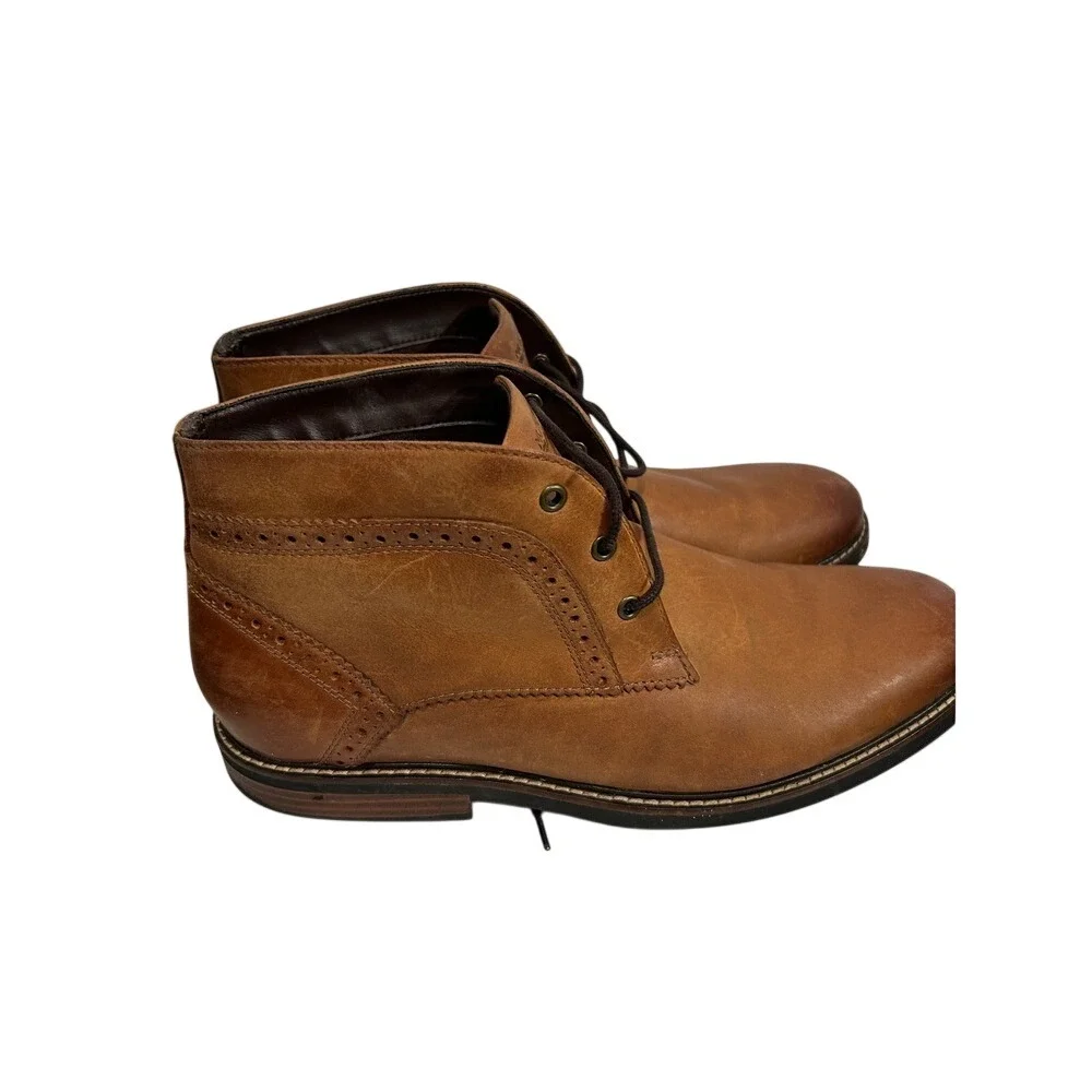 Nunn Bush 84777 Men's Size 11 Brown Leather Chukka‎ Boots